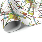 Synapes Medische Abstracte Cadeaus Cadeaupapier (Rol Hoek)