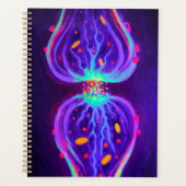 Synaps met neurotransmitters planner (Voorkant)