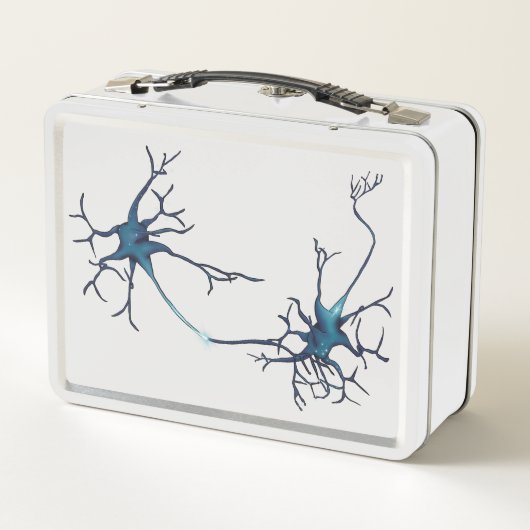 Synaps tussen neuronen, neurowetenschap neuron (Achterkant)