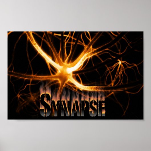 Synapse rode brand poster (Voorkant)
