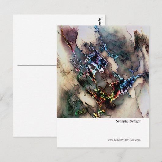 Synaptic Delight Briefkaart (Voorkant / Achterkant)