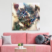 Synaptic Delight Canvas Afdruk (Insitu (Woonkamer))