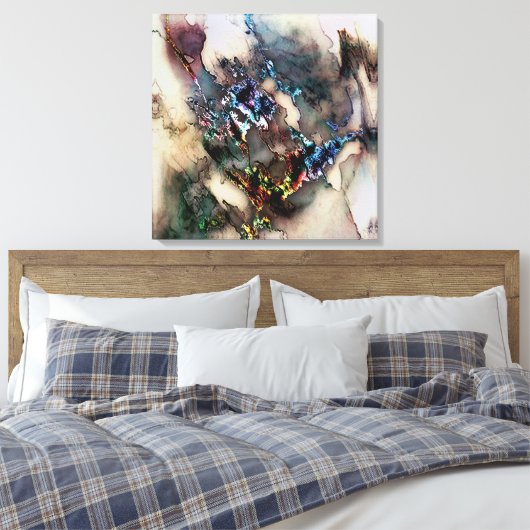 Synaptic Delight Canvas Afdruk (Insitu (Slaapkamer))