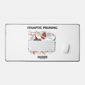 Synaptisch snoeien in neonsynapse neurologie bureaumat (Keyboard & Muis)