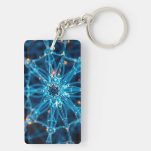 synaptische ster sleutelhanger