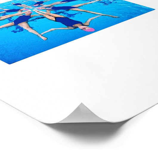Sync Swimming Poster (Hoek)