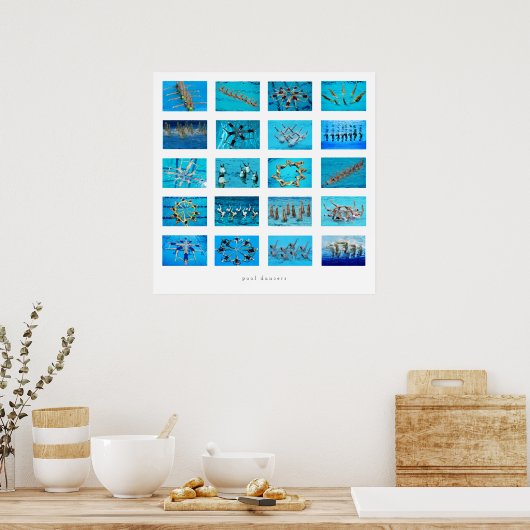 Sync Swimming Poster (Keuken)