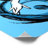 Synch Swimming Illustratie Poster (Hoek)