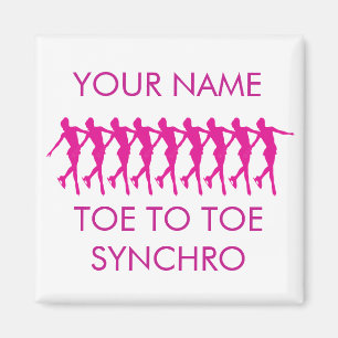 SYNCHRO FIGURE SKING MAGNET