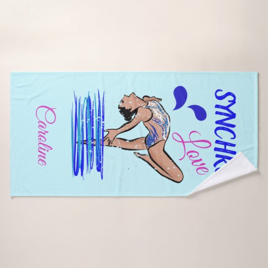 Synchro Girl Jump Badhanddoek (Badhanddoek)