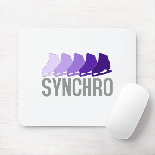 Synchro-Schaatsen Muismat (Met muis)