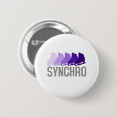 Synchro-Schaatsen Ronde Button 5,7 Cm (Voorkant /achterkant)