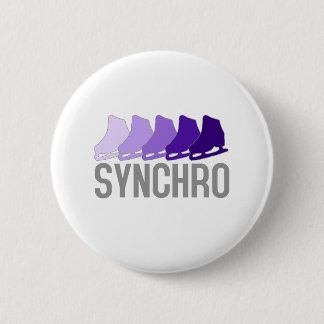 Synchro-Schaatsen Ronde Button 5,7 Cm