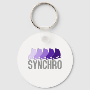 Synchro-Schaatsen Sleutelhanger