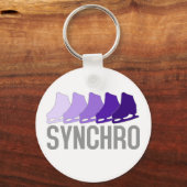 Synchro-Schaatsen Sleutelhanger (Voorkant)