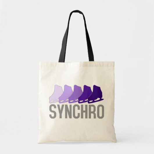 Synchro-Schaatsen Tote Bag (Voorkant)