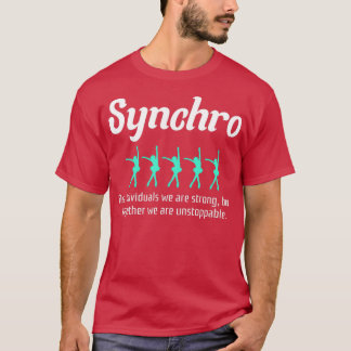 Synchro Synchroon Figuur Skater 2 T-shirt