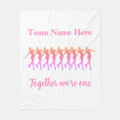 SYNCHRO TEAM FIGURE SKING Blanket Fleece Deken (Voorkant)