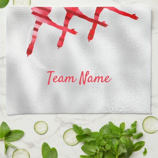 Synchrone handdoek rood (Gevouwen)