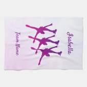 Synchrone handdoeken, paars theedoek (Horizontaal)