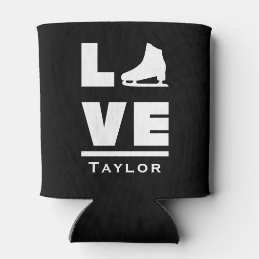 Synchrone liefde en live-beeldschaatsen blikjeskoeler (Achterkant)