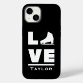 Synchrone liefde en live-beeldschaatsen Case-Mate iPhone case (Achterkant)