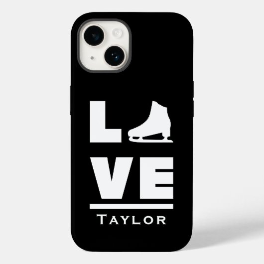 Synchrone liefde en live-beeldschaatsen Case-Mate iPhone case (Achterkant)