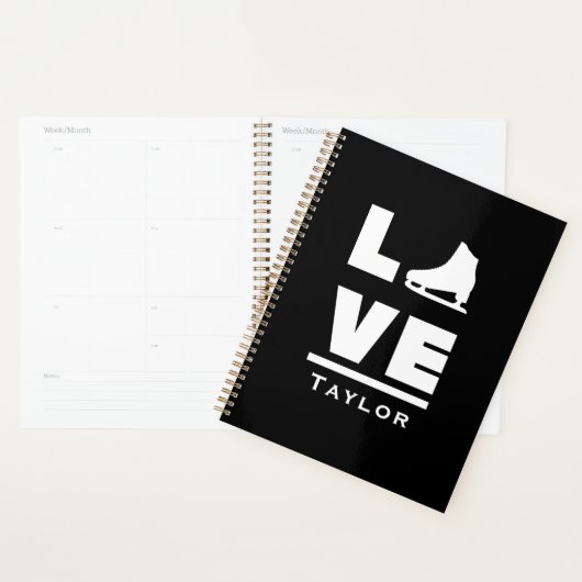 Synchrone liefde en live-beeldschaatsen planner (Display)