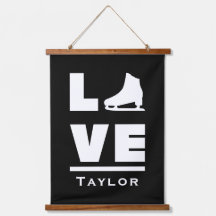 Synchrone liefde en naam tekst voor kunstschaatsen