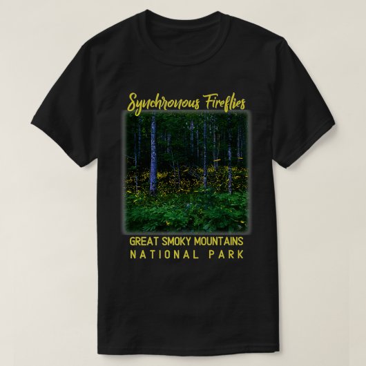 Synchrone vuurvliegjes Great Smoky Mountains Natio T-shirt (Design voorkant)