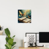 Synchroniciteit Belichaamde Mystiek Spiritualiteit Poster (Thuiskantoor)