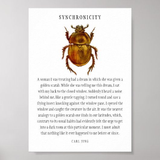 Synchronicity Scarab Poster (Voorkant)