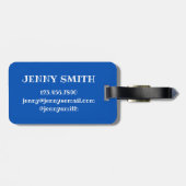 Synchronisatie zwembad team pool coach club bagagelabel (Achterkant horizontaal)