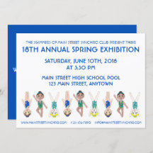 Synchronisatie-zwembadpooloefening