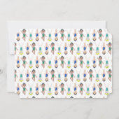 Synchronisatie-zwembadpooloefening Kaart (Achterkant)