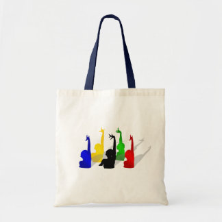 Synchronisch gesynchroniseerde zwemmers tote bag