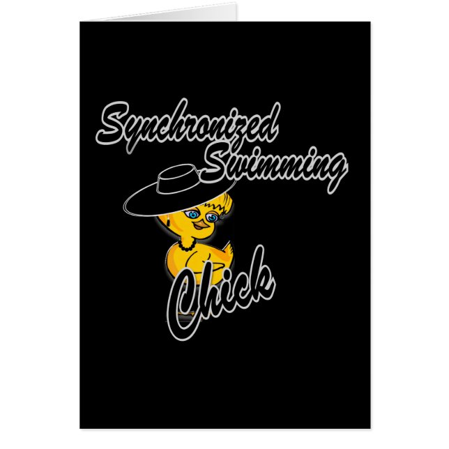 Synchroniserende zwemkuiken #4 (Voorkant)