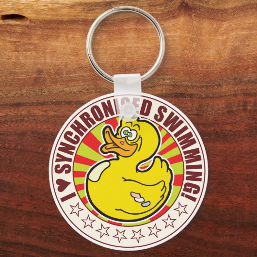 Synchronized Love Duck Sleutelhanger (Voorkant)