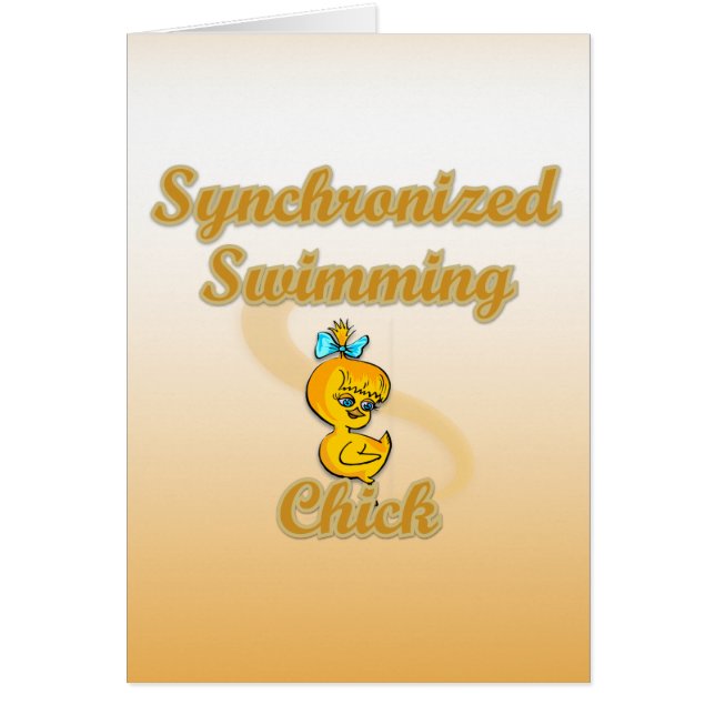 Synchronized Swimming Chick (Voorkant)
