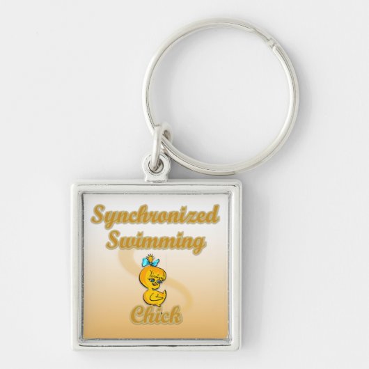 Synchronized Swimming Chick Sleutelhanger (Voorkant)