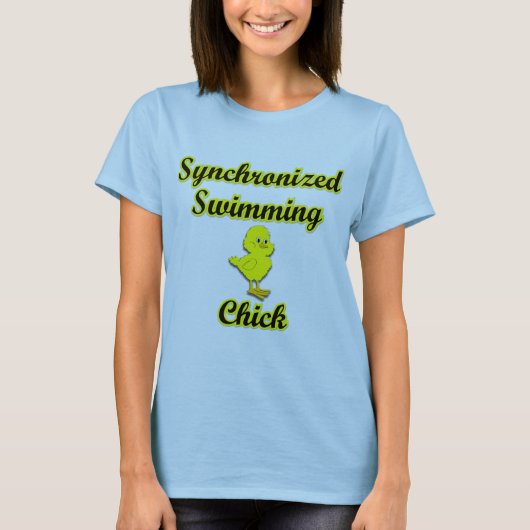 Synchronized Swimming Chick T-shirt (Voorkant)