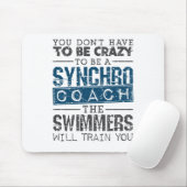 Synchronized Swimming Synchro Coach Crazy Muismat (Met muis)