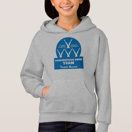 Synchronized Swimming Team Hoodie (Voorkant)