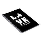 Synchronous Love And Live Figure Skating Notitieboek (Rechterzijde)