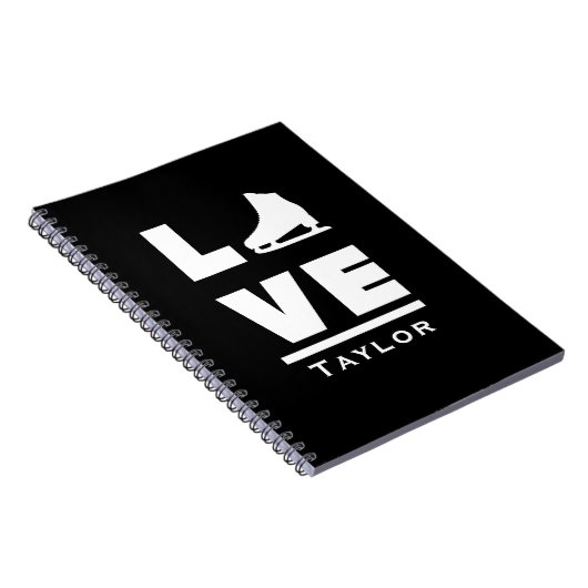 Synchronous Love And Live Figure Skating Notitieboek (Rechterzijde)