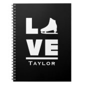 Synchronous Love And Live Figure Skating Notitieboek (Voorkant)