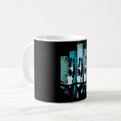 Synchronous Swimming Retro Koffiemok (Voorkant links)