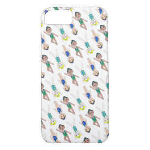 Synchroon synchroon voor synchroon Swimmer Girls S iPhone 8/7 Hoesje