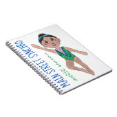 Synchroon synchroon voor synchroon Swimmer Girls S Notitieboek (Rechterzijde)