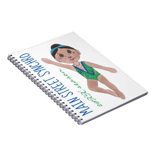 Synchroon synchroon voor synchroon Swimmer Girls S Notitieboek (Rechterzijde)